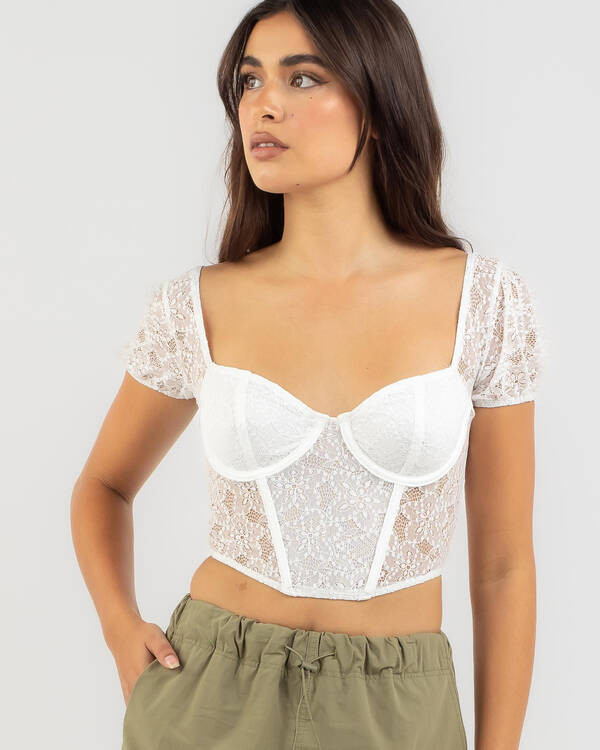 Duchess Lace Corset Top | City Beach (ANZ)