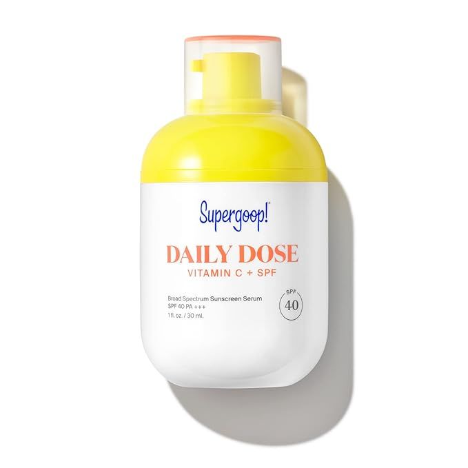 Supergoop! Daily Dose Vitamin C + SPF 40 PA+++, 1 fl oz - Broad Spectrum Sunscreen Serum - Helps ... | Amazon (US)
