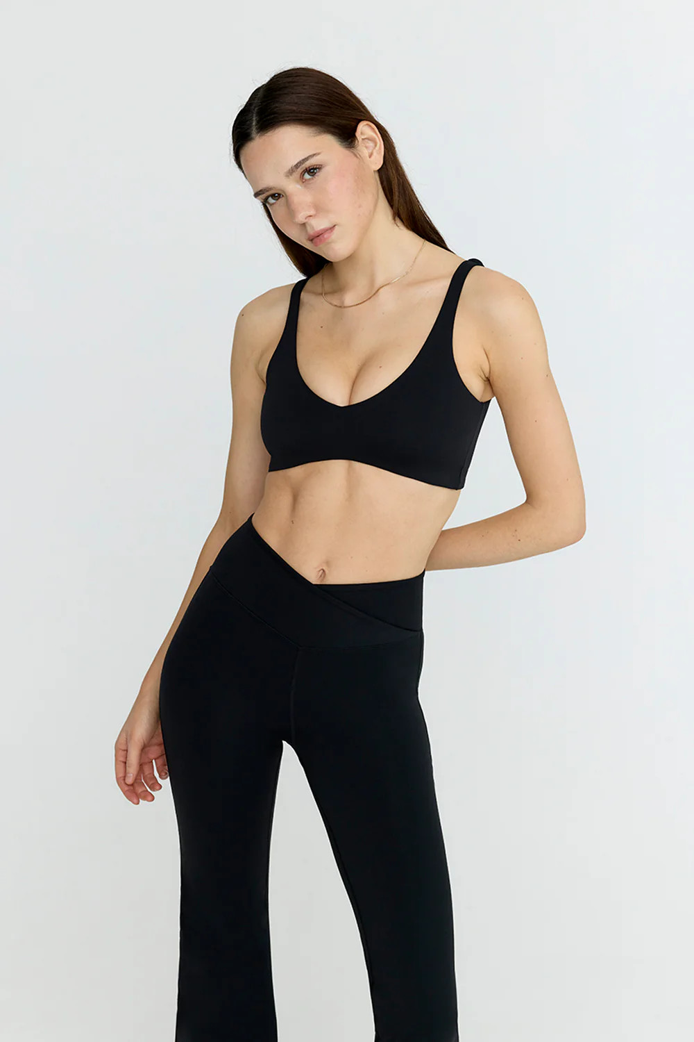 DayFlex Push-Up Sports Bra - Shadow Black | TALA (UK)