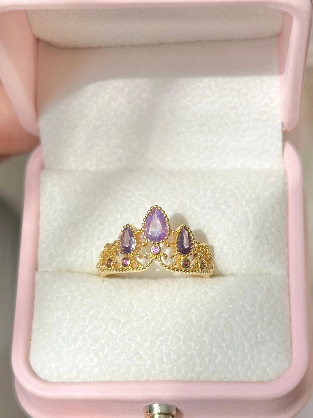 Adjustable Tangled Rapunzel Crown Ring - Etsy | Etsy (US)