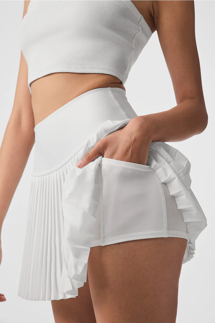 Grand Slam Tennis Skirt - White | Alo Yoga (US)