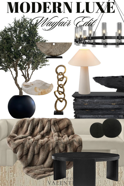 Eeeekkk! I’m having a full-on design moment with this Modern Luxe look—every piece is from Wayfair and I’m completely in love! Rich textures, moody tones, and sculptural accents create the perfect high-end vibe. Can you even believe that faux fur throw? It makes me want to cuddle up in it forever!!! If drama and elegance had a baby, this would be it!  

@wayfair #wayfair #wayfairpartner

 

#LTKHome #LTKSeasonal #LTKStyleTip