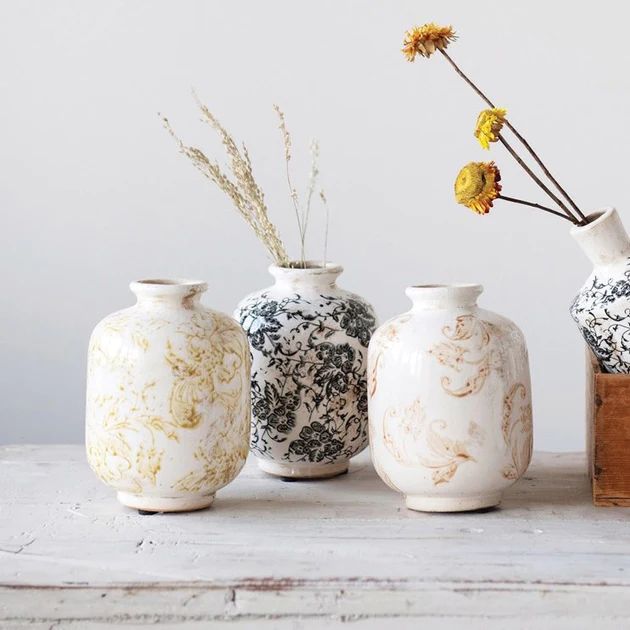 Anelise Vase Collection | Pepper + Vetiver