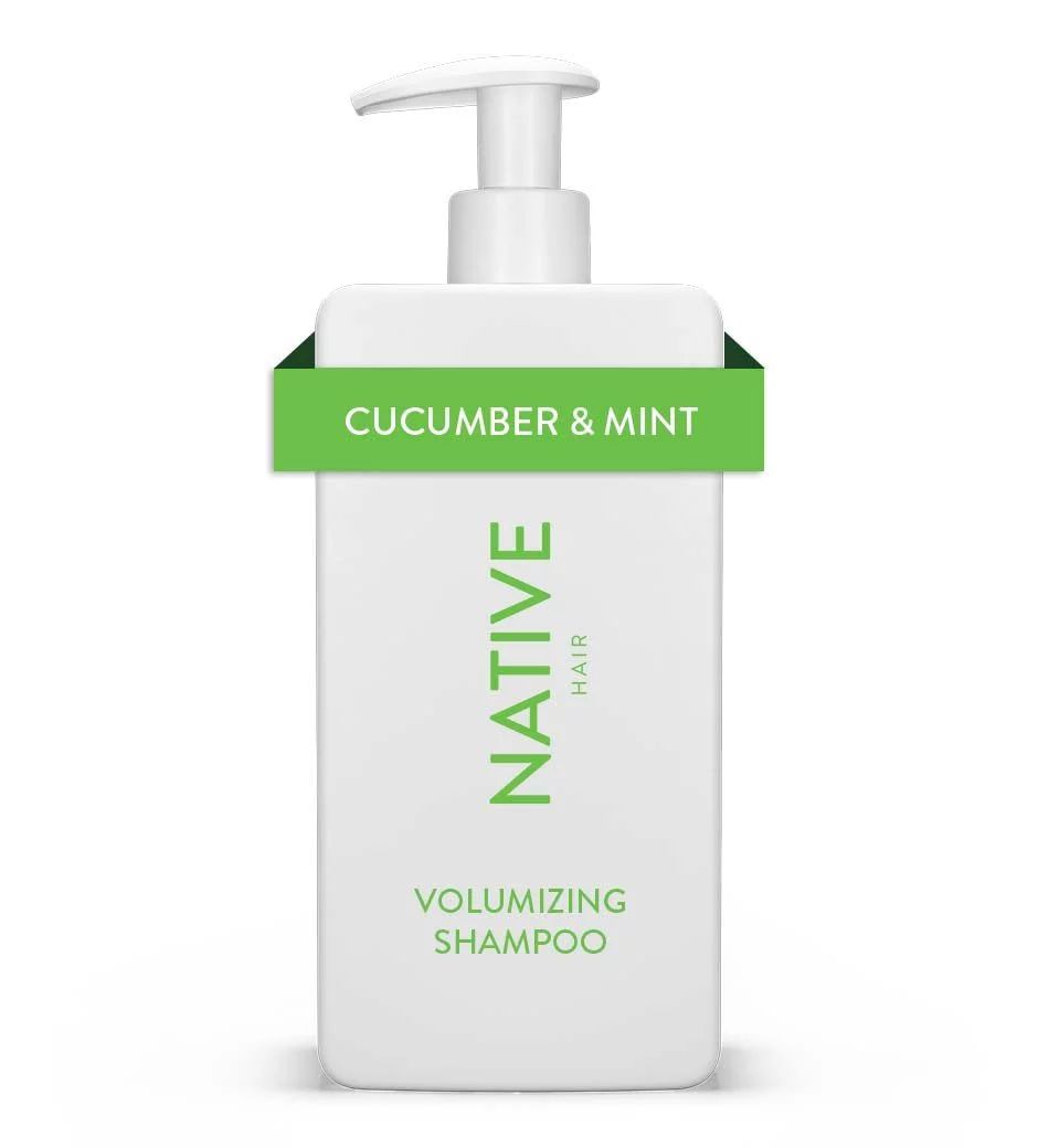 Native Volumizing Shampoo, Cucumber & Mint, Sulfate & Paraben Free, 16.5 oz - Walmart.com | Walmart (US)