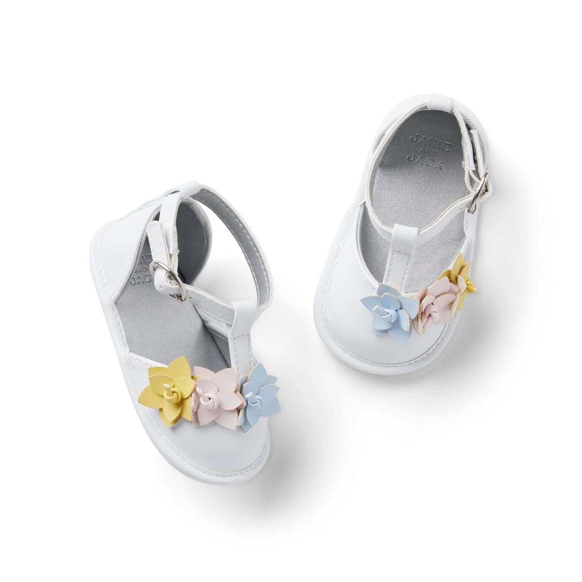 Baby Flower T-Strap Flat | Janie and Jack