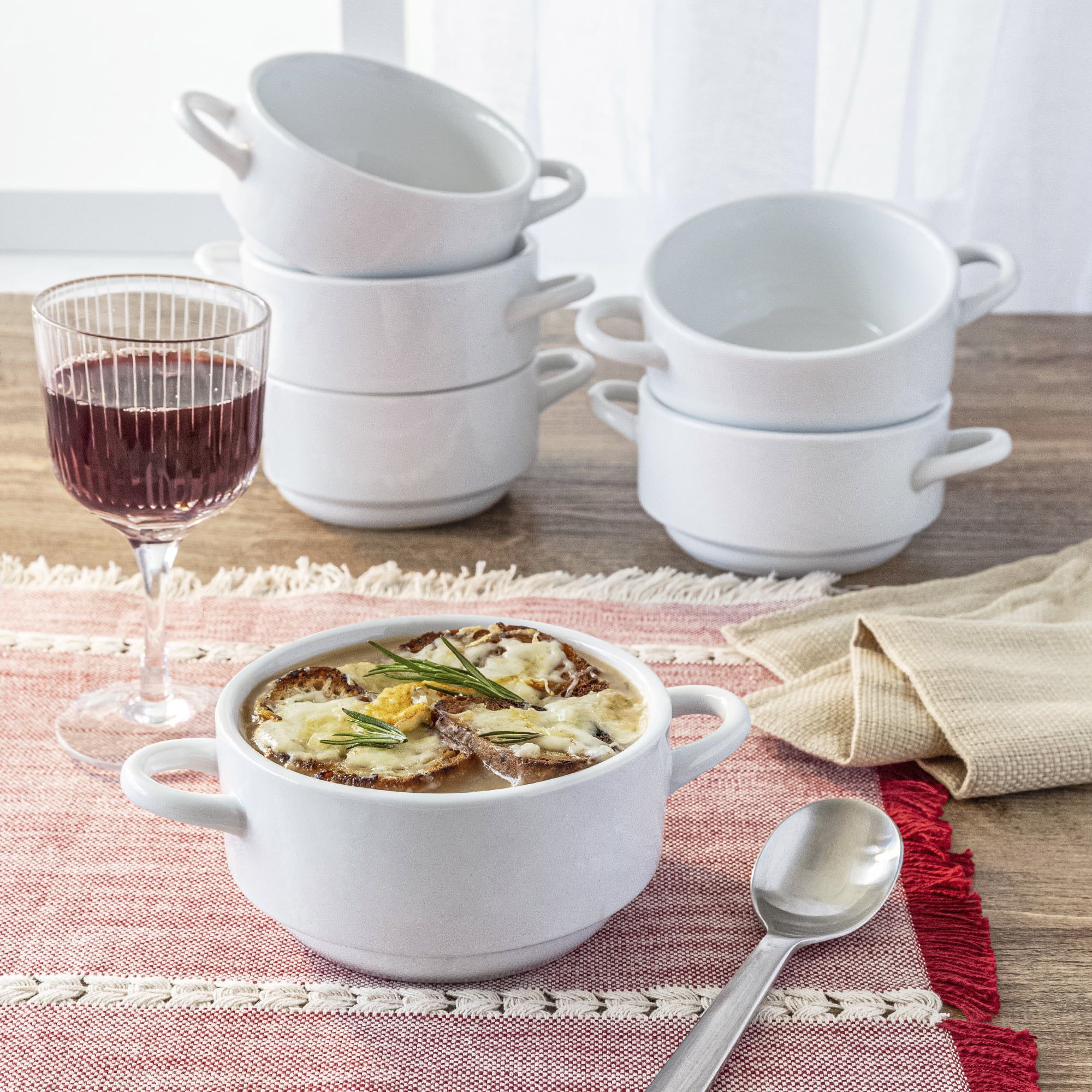 Better Homes & Gardens Porcelain French Onion Soup Bowls, set of 6 - Walmart.com | Walmart (US)