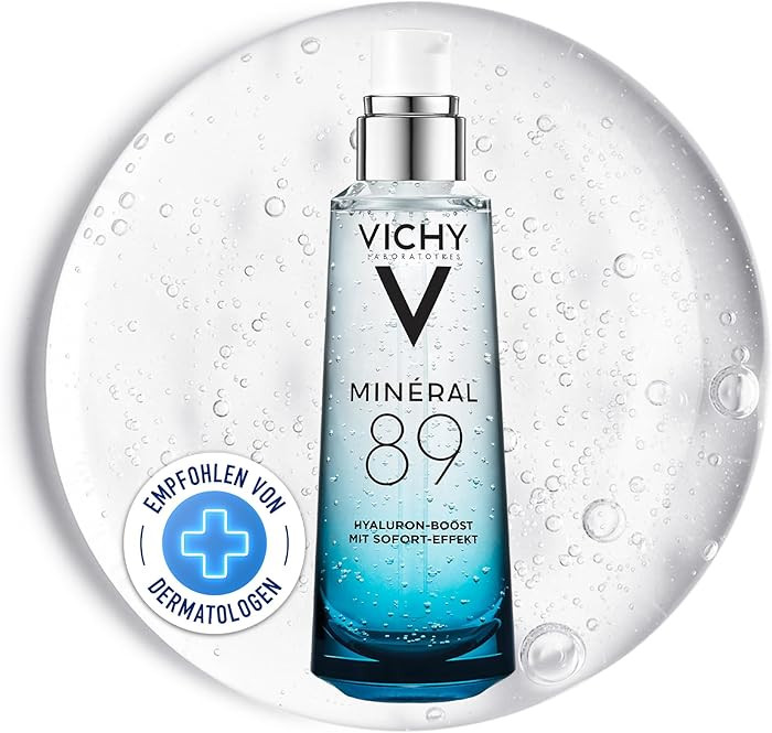 Vichy, Minéral 89, Hyaluronic Acid Daily Hydrating Booster Serum, for All Skin Types, with Polyg... | Amazon (UK)