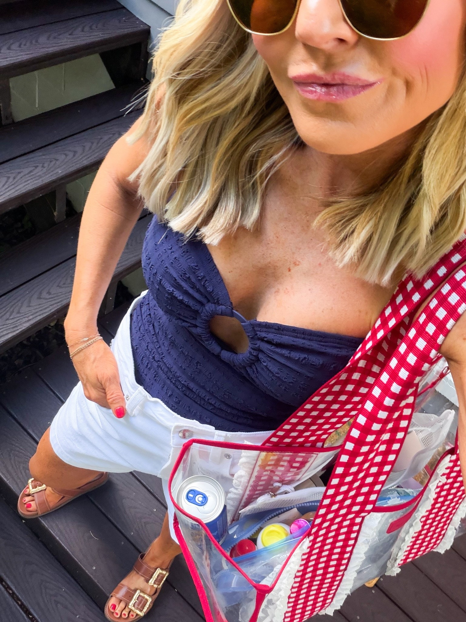 all things USA all weekend long!! wearing XS in my @Beach2Ocean swim and size 25 in my @Pistola Denim shorts!

#LTKootd #LTKSwim #LTKSeasonal