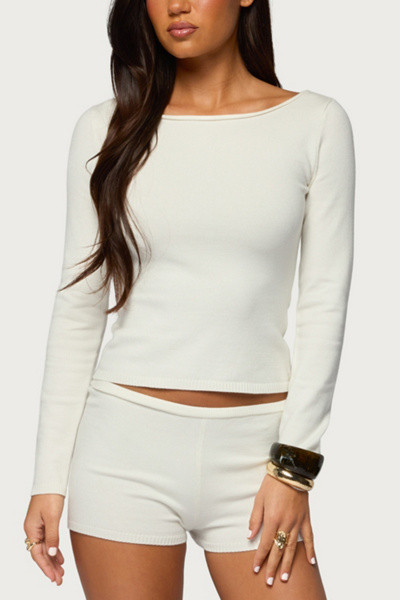 Edikted Arianna Off Shoulder Knit Sweater | Urban Outfitters (US and RoW)