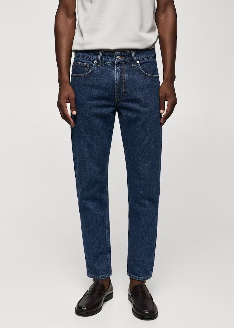 Ben tapered cropped jeans | MANGO (US)