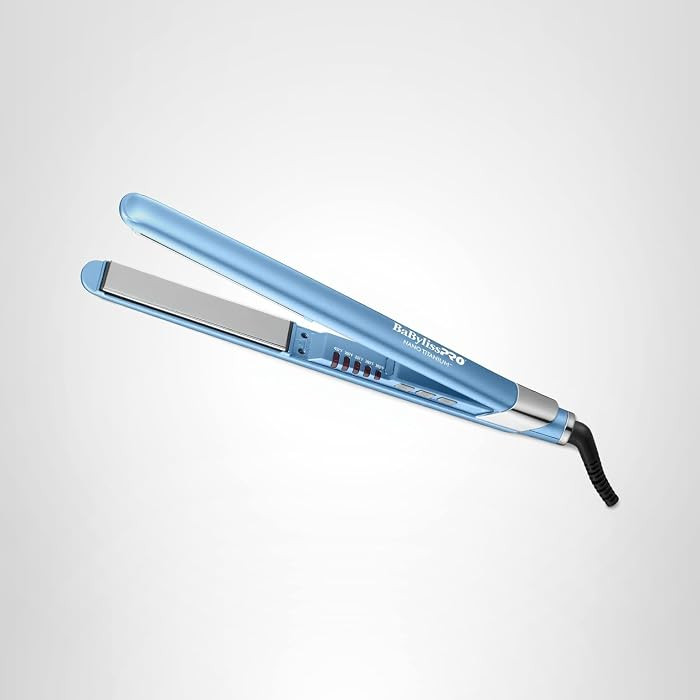BabylissPRO Nano Titanium Ultra-Sleek Hair Straightener, Flat Iron for All Hair Types | Amazon (US)
