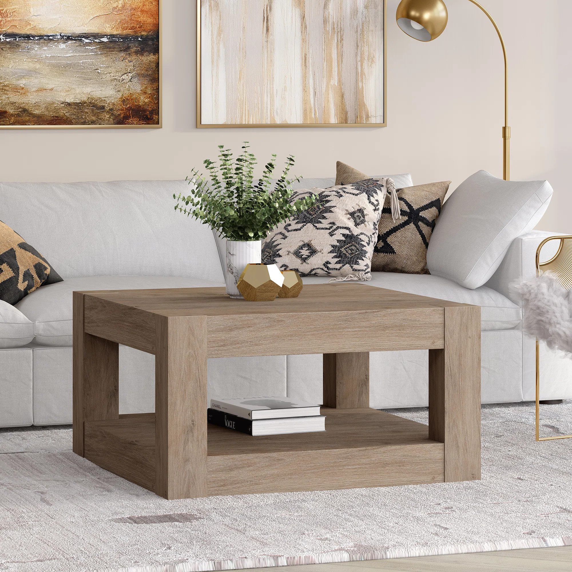 Wade Logan® Hughes Coffee Table with Storage & Reviews | Wayfair | Wayfair North America