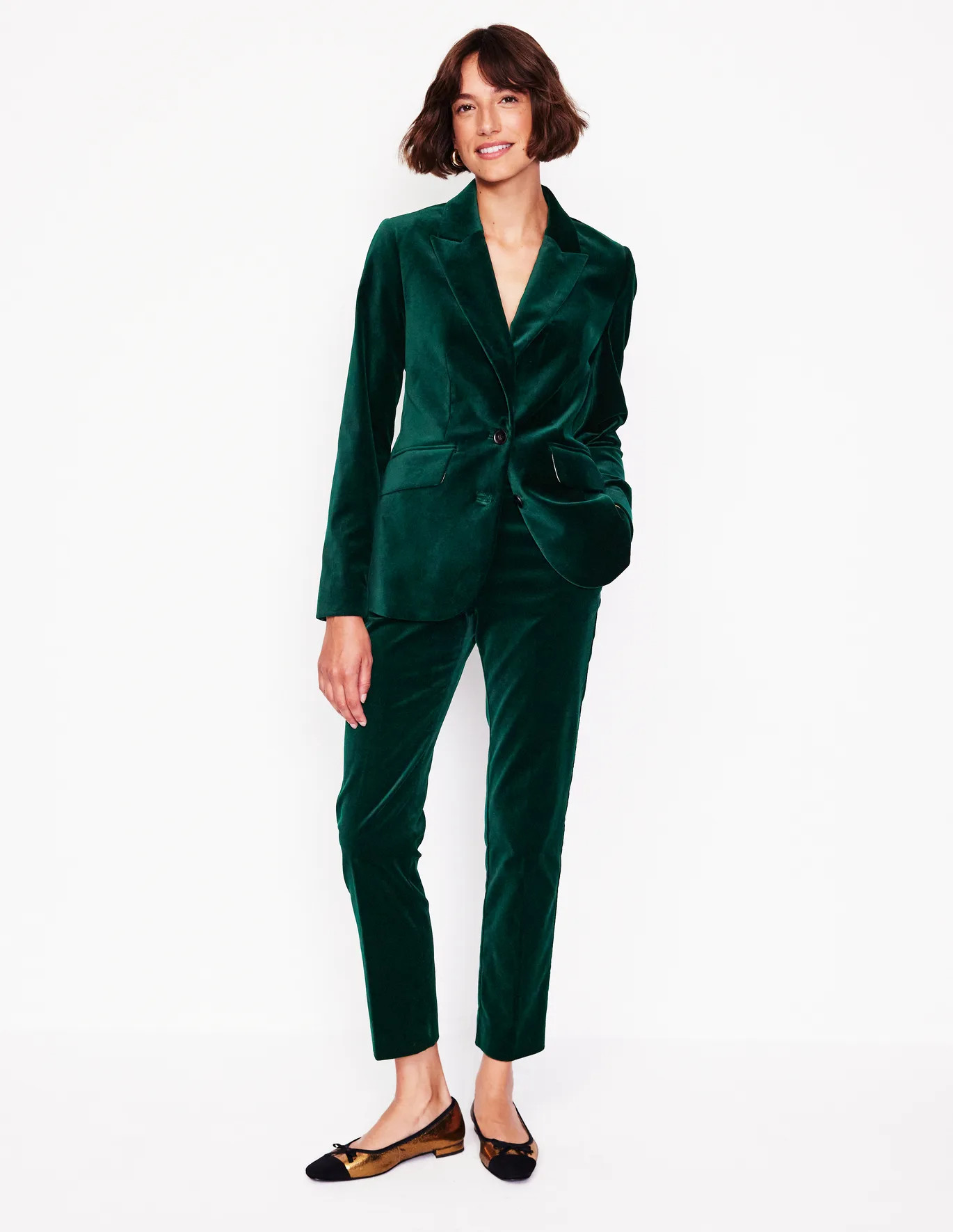 Marylebone Velvet Blazer | Boden (US)