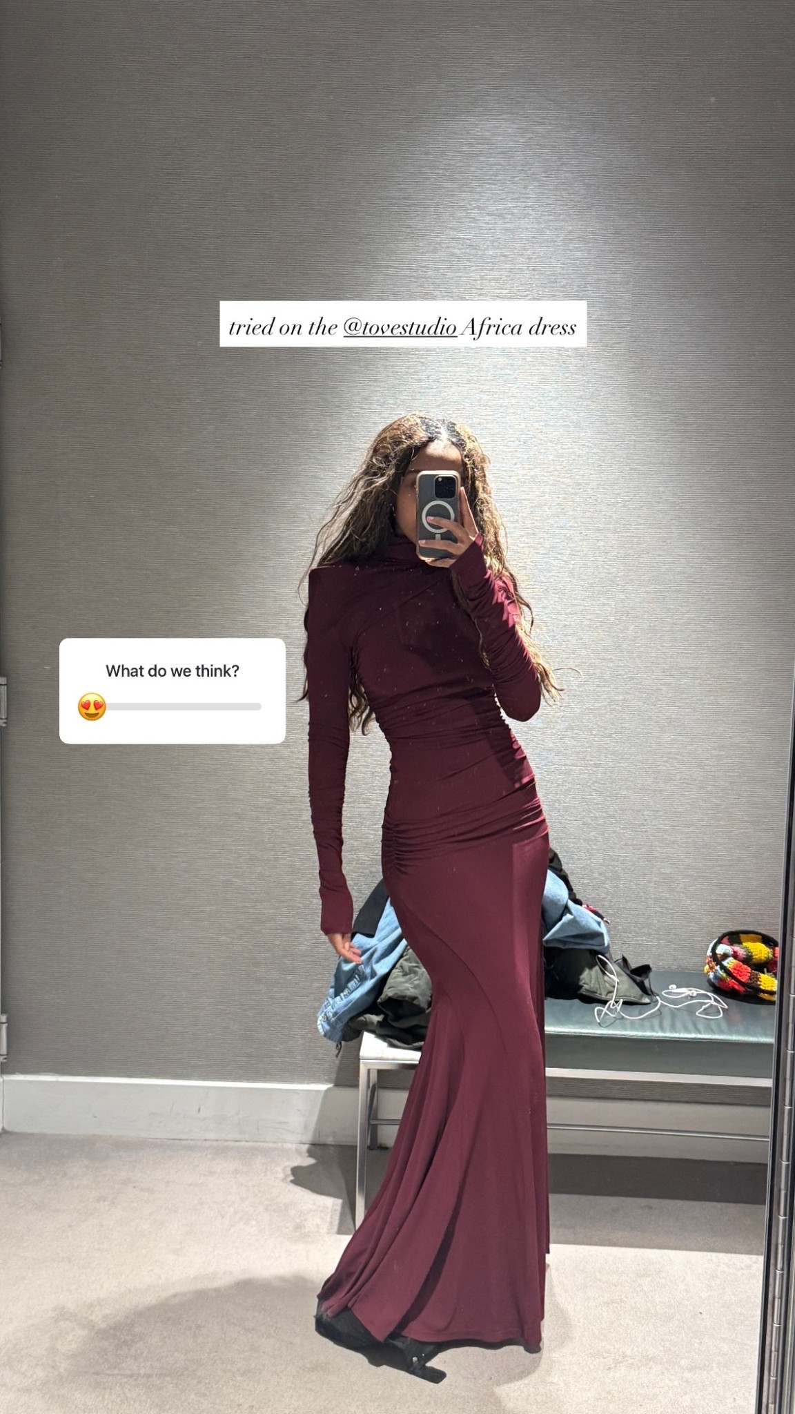 tried on the @tovestudio Africa dress