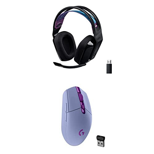 Logitech G535 Lightspeed Wireless Gaming Headset with Logitech G305 Lightspeed Wireless Gaming Mouse, Hero 12K Sensor | Amazon (US)