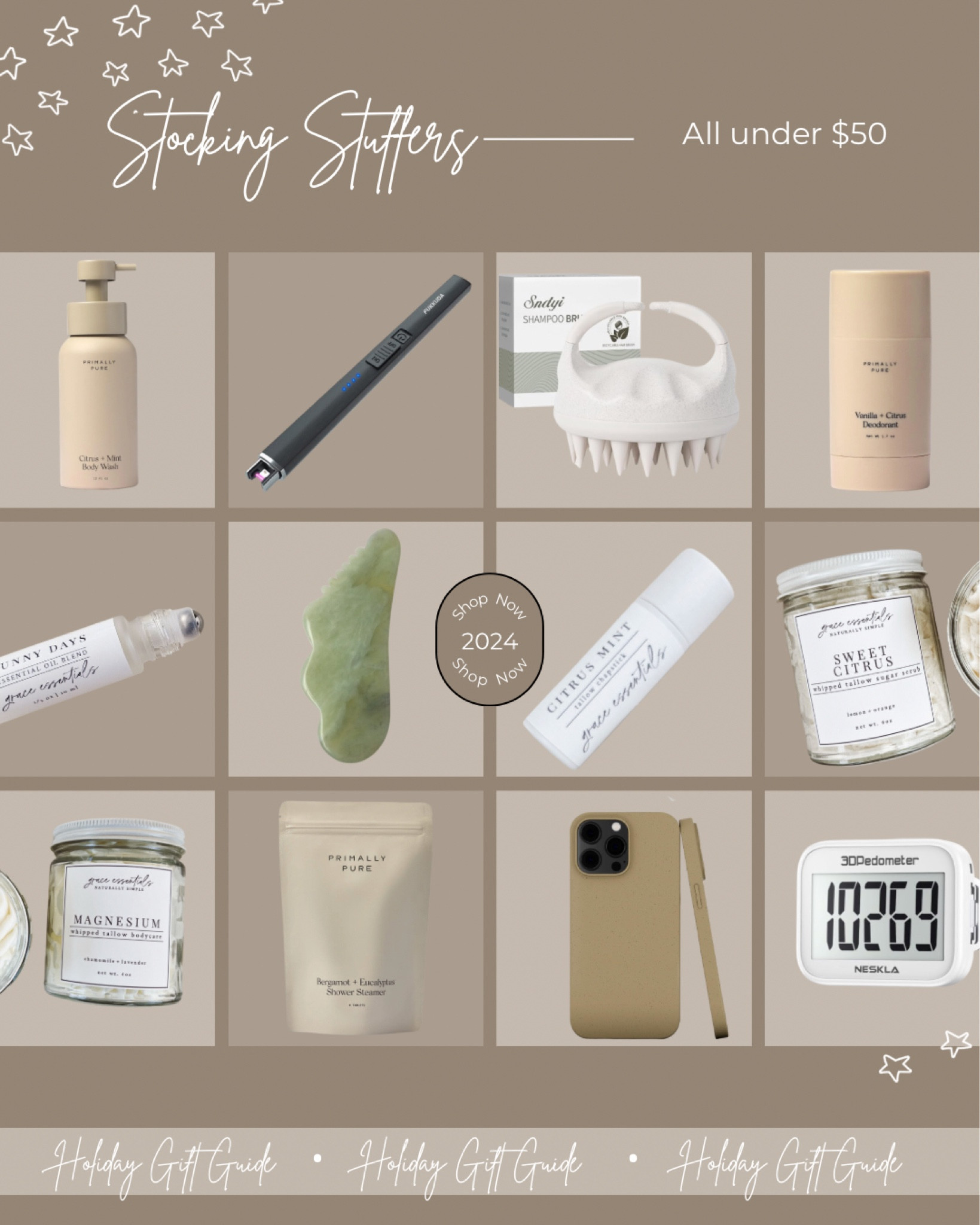 Stocking stuffers 2024 

Primally pure 
https://link.primallypure.com/thehensrudehome

Use code THEHENSRUDEHOME10

Grace in this valley tallow 
https://www.graceinthisvalley.com

Use code BRIT10