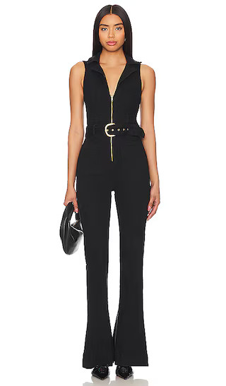 Jacksonville Jumpsuit in Pitch Black | Revolve Clothing (Global)