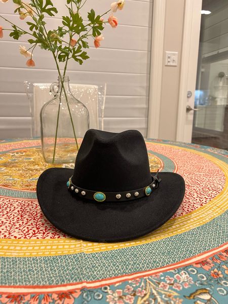 Cowgirl hat / low profile cowboy hat / black cowboy hat / black felt cowboy hat 

#LTKstyletip #LTKfindsunder50 #LTKSeasonal