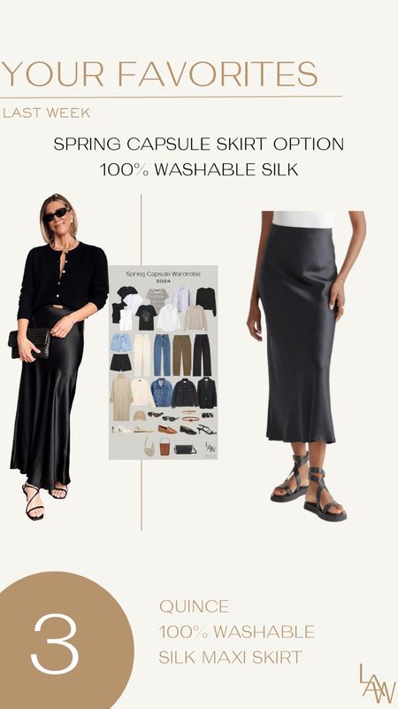 Best Seller: Quince Silk Skirt, wearing tts in small 

#LTKstyletip #LTKfindsunder50 #LTKfindsunder100