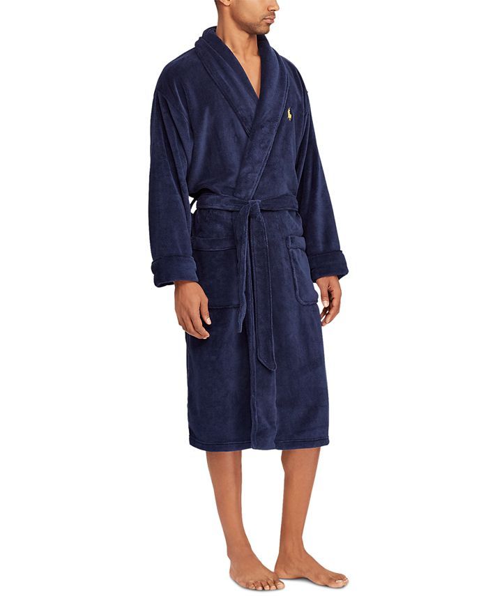 Men's Sleepwear Soft Cotton Kimono Velour Robe | Macys (US)