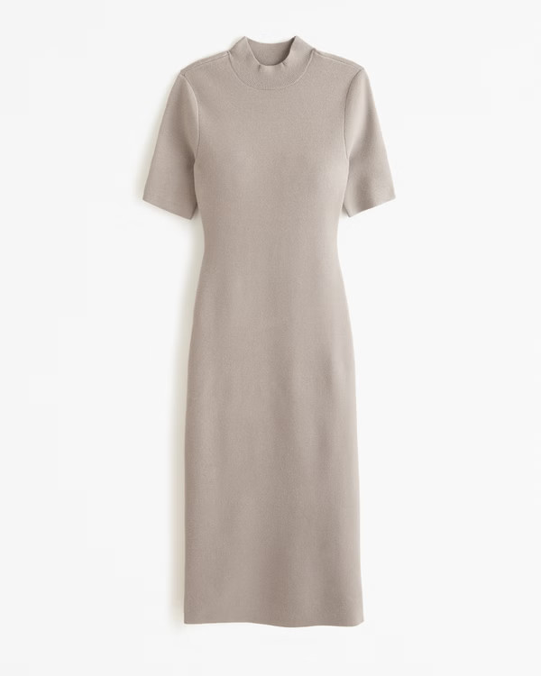 Mockneck Midi Sweater Dress | Abercrombie & Fitch (US)