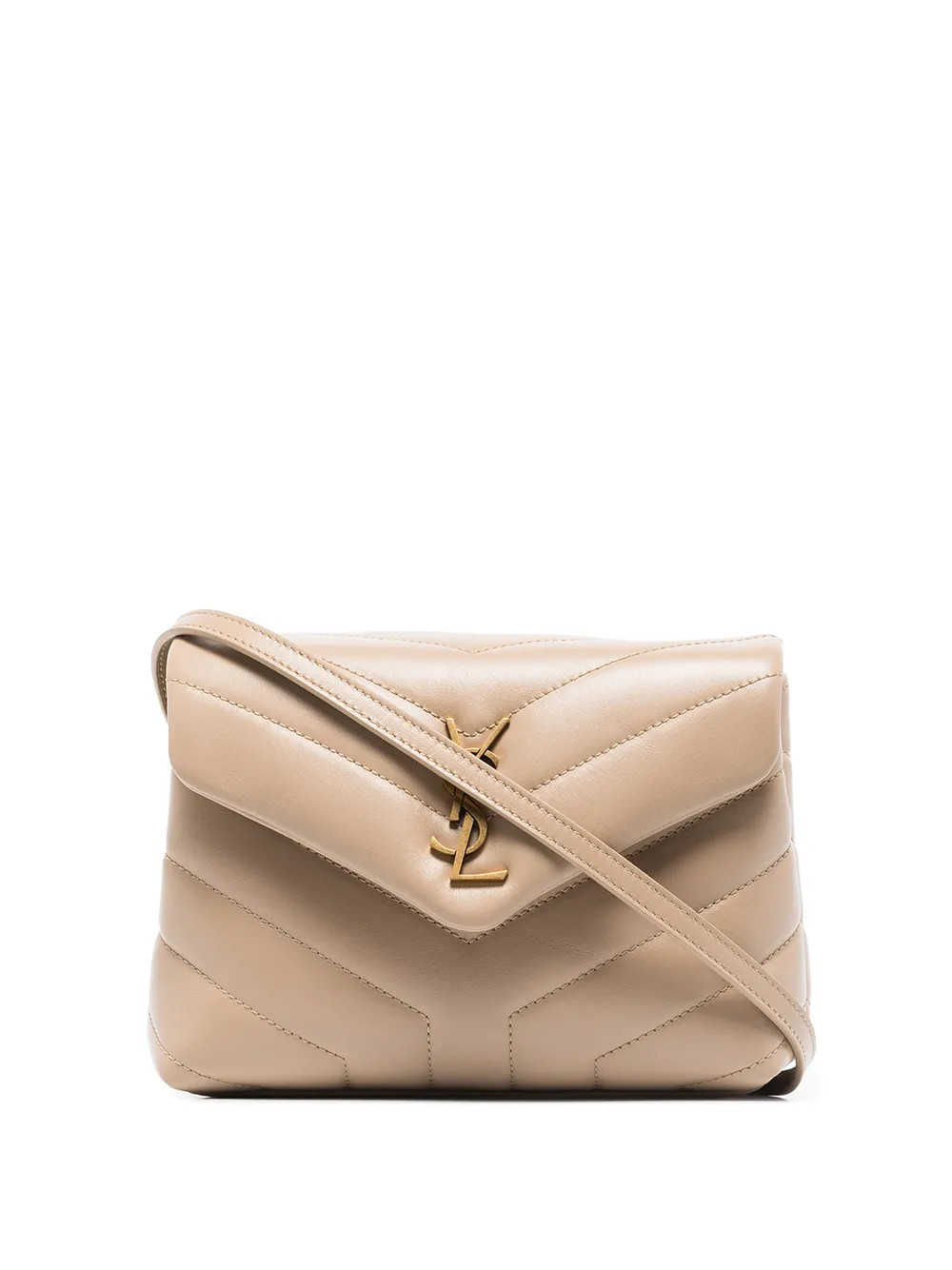Saint Laurent Loulou Leather Shoulder Bag - Farfetch | Farfetch Global