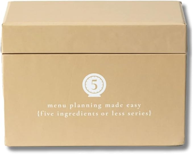 Meal Planner with 72 Recipe Cards (5 Ingredients or Less Menu) - Weekly Menu Planner | Sturdy Rec... | Amazon (US)