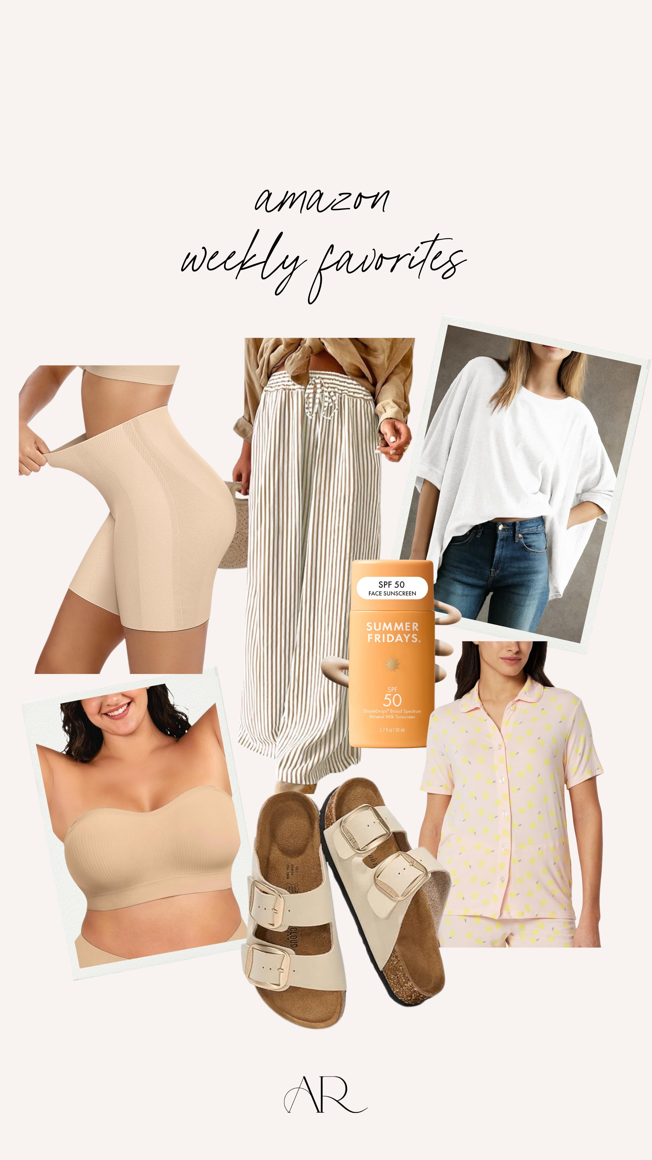 My weekly amazon favs! This summer fridays SPF has been a summer must have! 

summer outfits, shapewear, anti-pooch  

 #LTKootd #LTKselfcare #LTKMidsize
