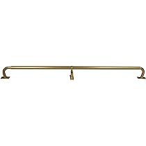 Meriville 1-Inch Diameter Wrap Around Blackout Curtain Rod, 48-Inch to 84-Inch, Gold Finish | Amazon (US)