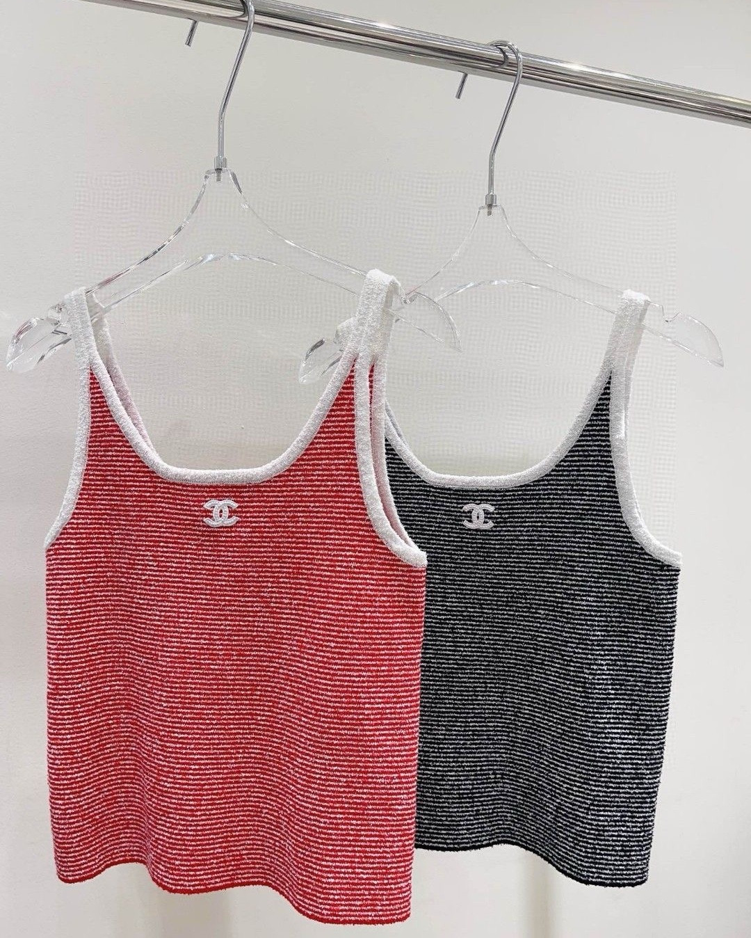 Channel tank, so many options to choose from. This is option 40 (black) and 41 (red)  

#LTKsummer #LTKsale #LTKpetite