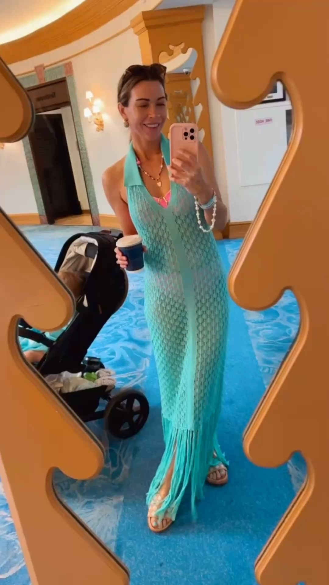 Matching swimsuits w boy & girl! 💕🩵 #swimsuit #bikini #matchingfamilyswim #matchingfamily #vacay #beach #pool #resortwear #coverup #dress 

#LTKmomlife #LTKKids #LTKTravel