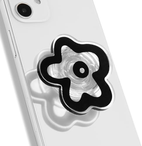 OnTheGrip Cute Transparent Daisy Flower Shape Design Mobile Phone Grip Multi Functional Collapsib... | Amazon (US)