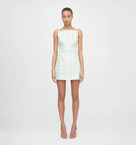 The Hallie Skirt - Brocade Vine Stripe | Hill House Home US