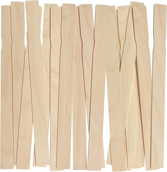 25 Pack Paint Stir Sticks, 12 Inch Wooden Paint Sticks for Mixing, Paint Stirrers, Garden and Lib... | Amazon (US)