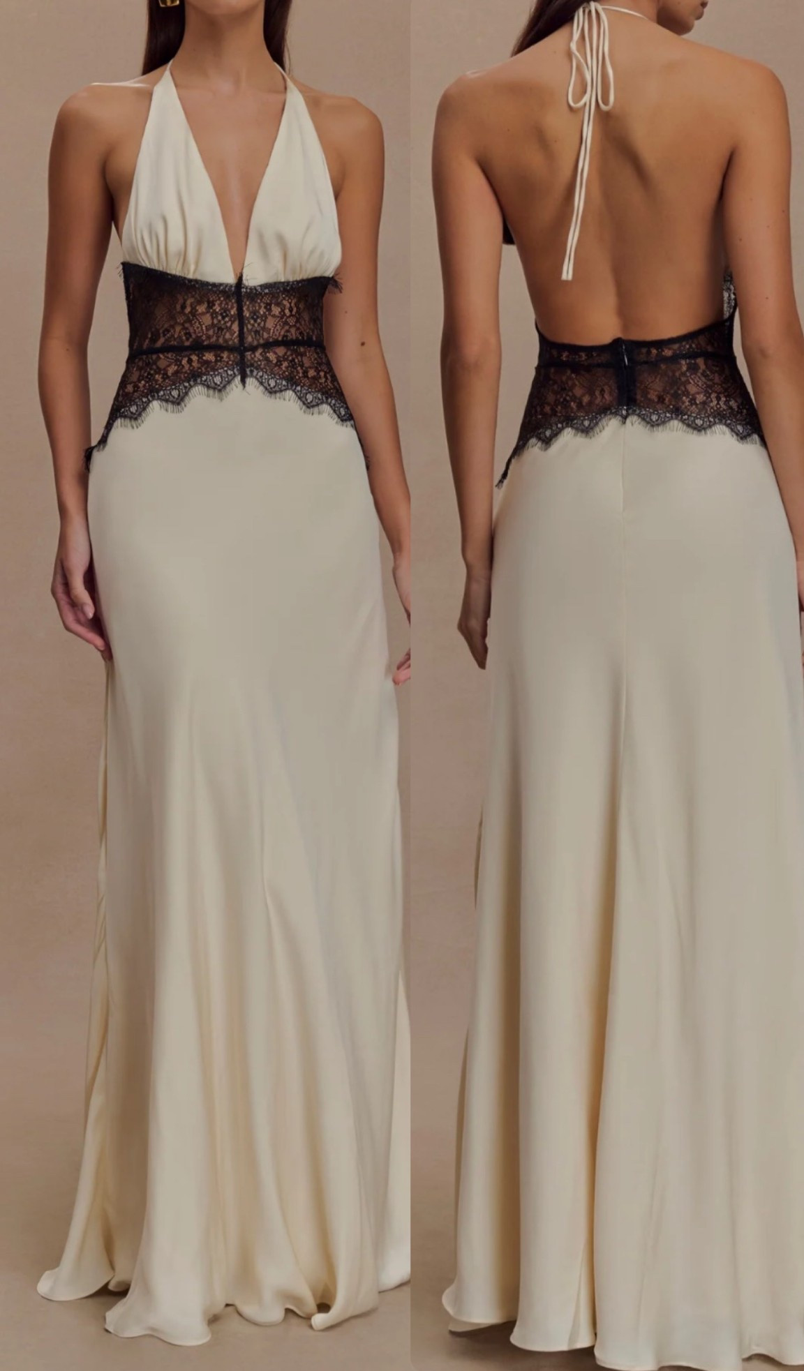 The only dress you need to go on an epic romantic date 🥹 this mix of lace and silk. The ultimate goddess look!

#LTKdresses #LTKpartywear #LTKstyletip