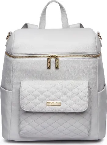 Luli Bebé Monaco Faux Leather Diaper Backpack | Nordstrom | Nordstrom
