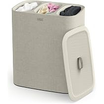 Joseph Joseph Tota Trio 90 liter/23.8 gallon Laundry Hamper Separation Basket with lid, 3 Removab... | Amazon (US)