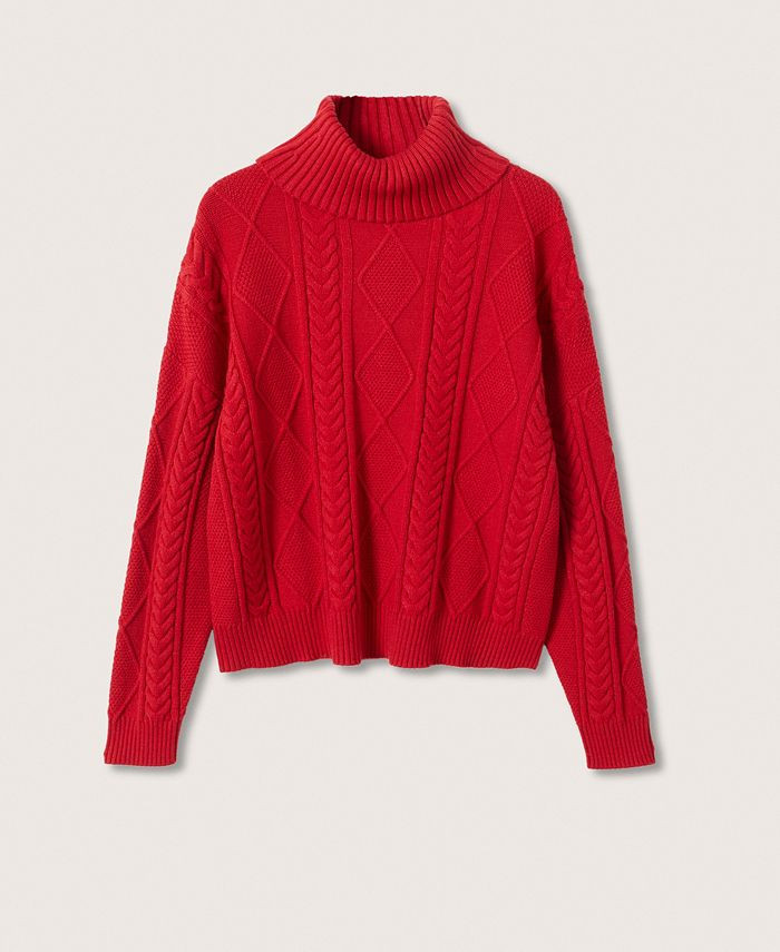 MANGO Women's Herringbone Knit Sweater & Reviews - Sweaters - Women - Macy's | Macys (US)