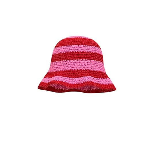 Molodo Crochet Bucket Hat for Women Knitted Fisherman Hat for Autumn Winter Trendy Handmade Bucket Cap for Travel Fishing Hat | Amazon (US)