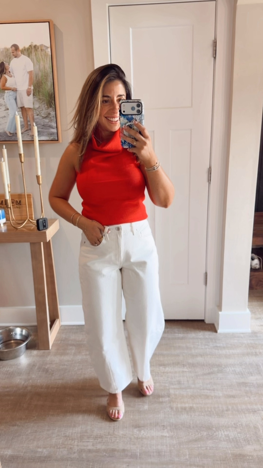 Target barrel jeans in size 4 and size small in halter sweater top 

#LTKootd #LTKSaleAlert #LTKPetite