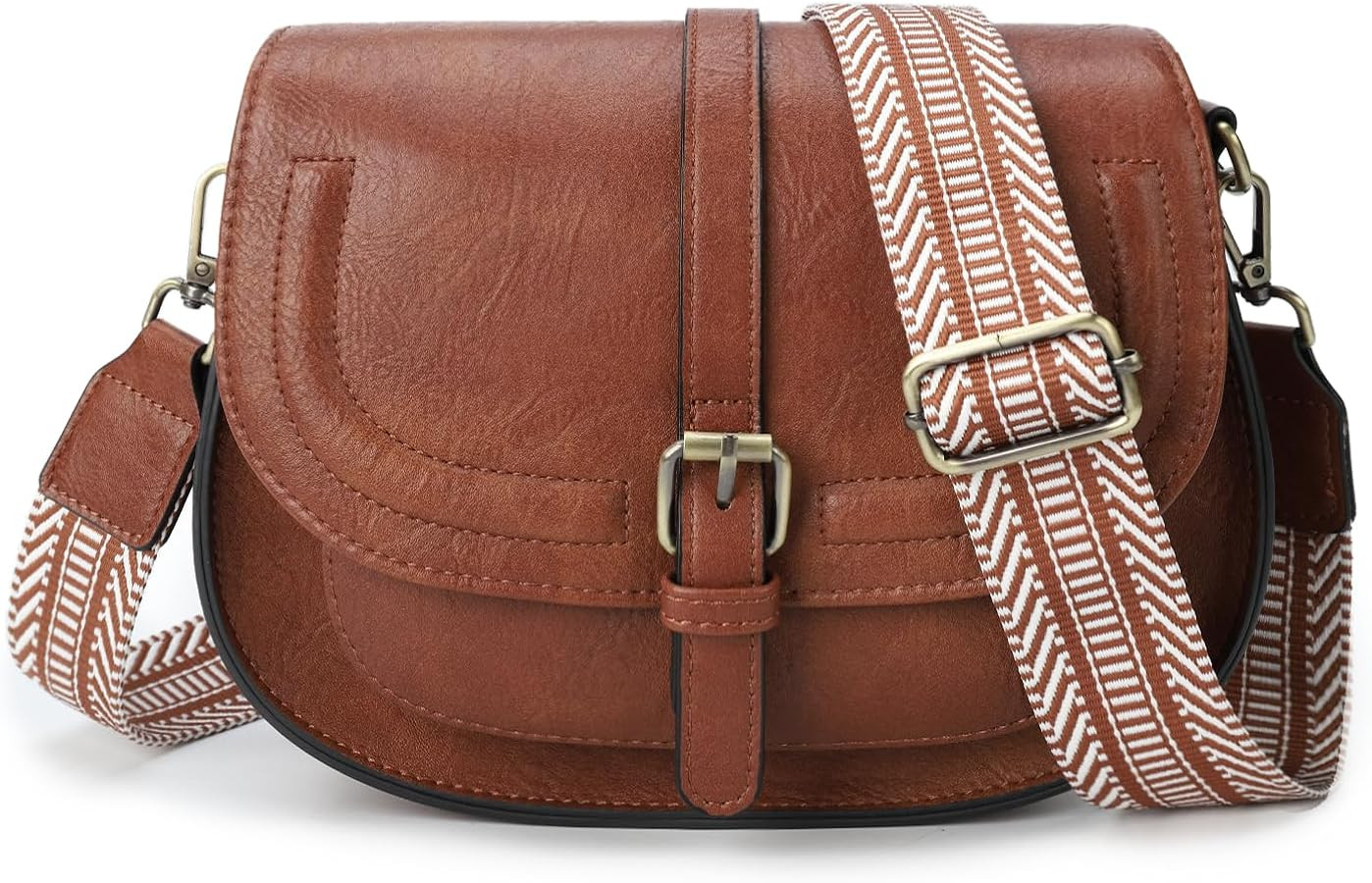 Crossbody Saddle Bag and Shoulder Purses for Women Set | Amazon (US)