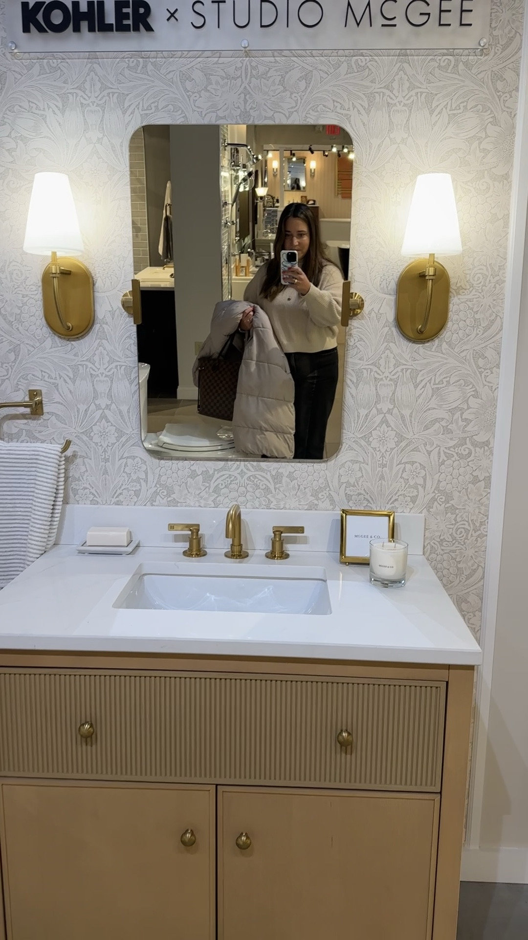 The Kohler x Studio McGee vanity, plumbing and lighting collection is so gorgeous in person. The vanity comes in a handful of sizes and is such a great value for a high-end look. Shop the collection!



#LTKStyleTip #LTKHome