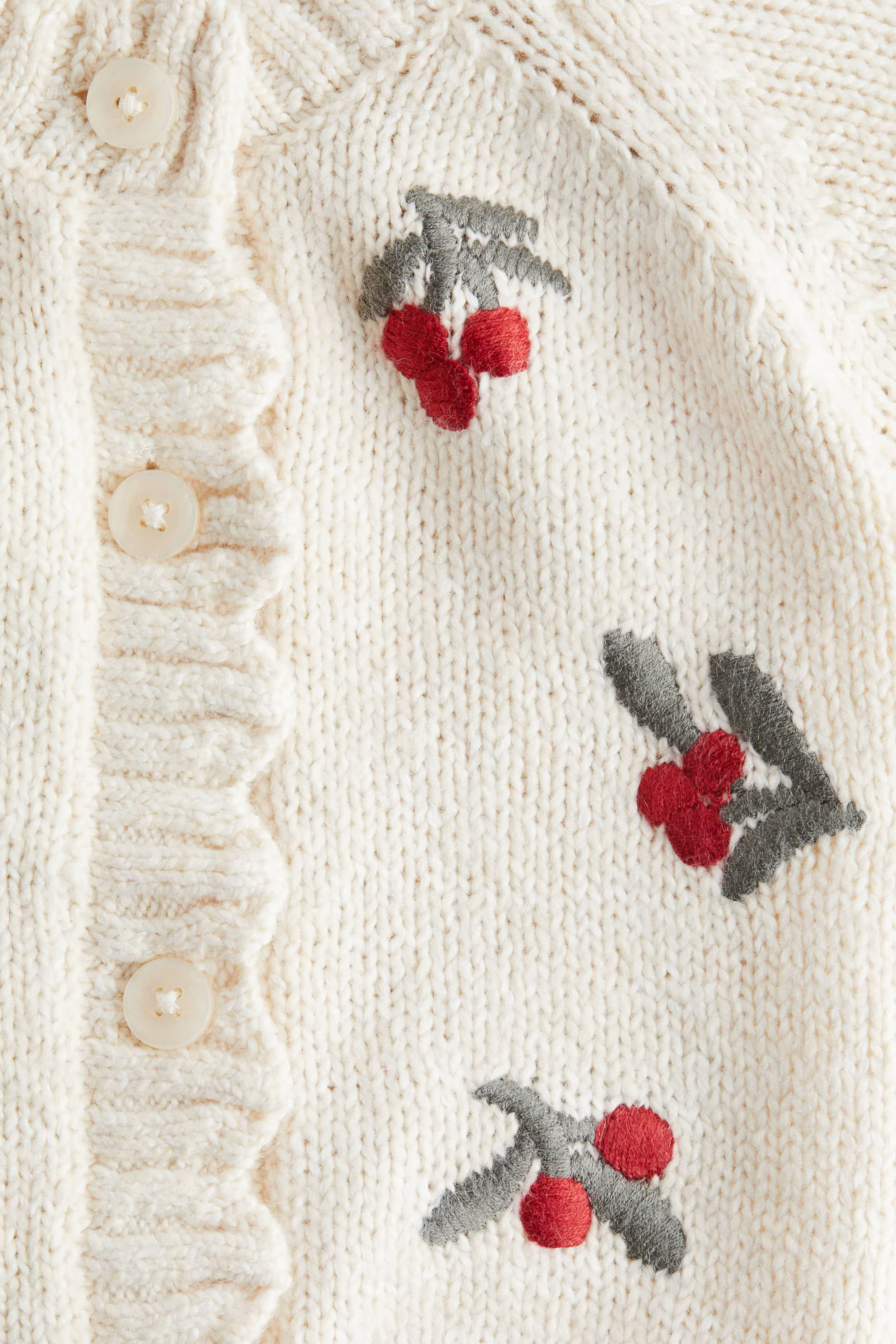 Embroidery-Detail Cardigan | H&M (US + CA)