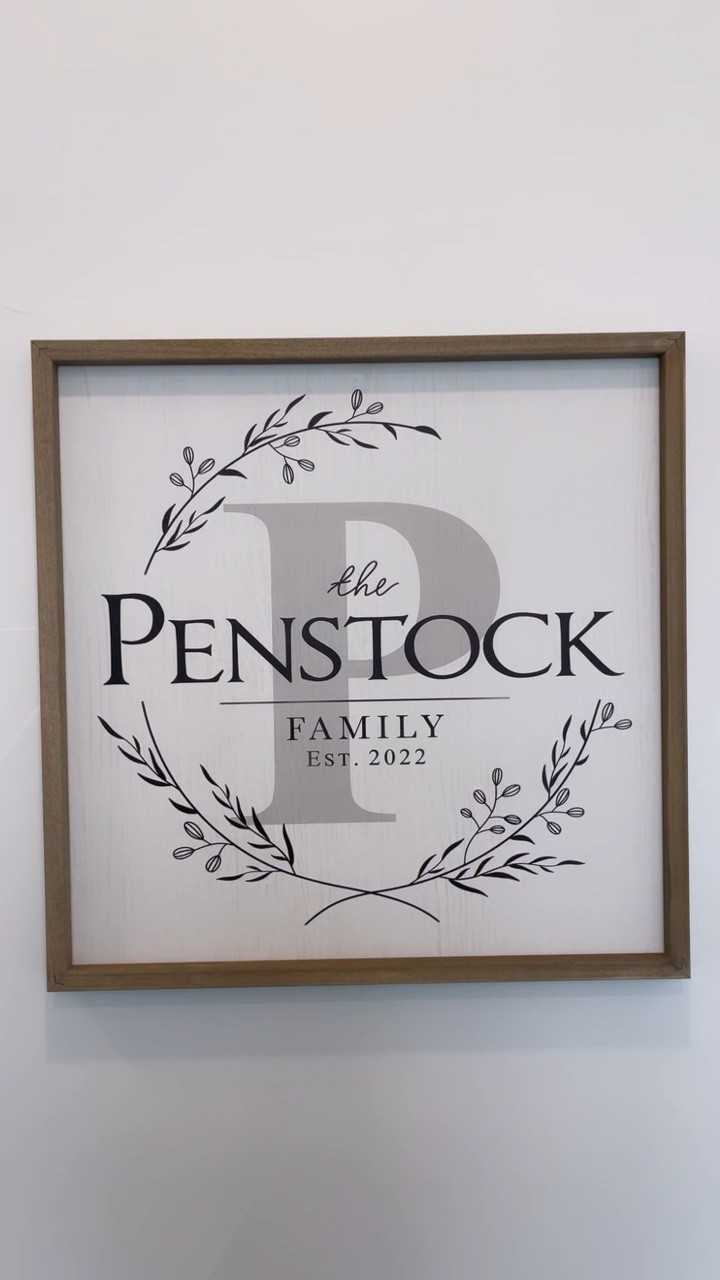 Our new family monogram sign! Perfect addition to our mudroom. 🥰 #monogramsign #mudroom #neutralhomedecor

#LTKFind #LTKfamily #LTKhome