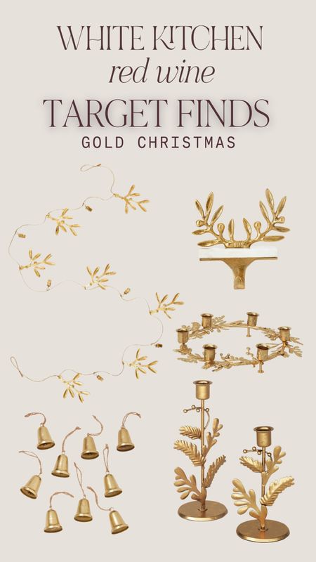 Gold Christmas decor from Target! The best neutral target holiday picks  

#LTKSeasonal #LTKHoliday #LTKunder50