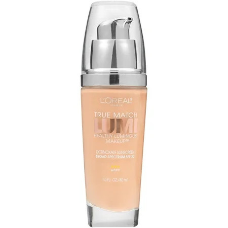L Oreal Paris True Match Lumi SPF 20 Liquid Foundation Makeup W3 Nude Beige 1 fl oz | Walmart (US)