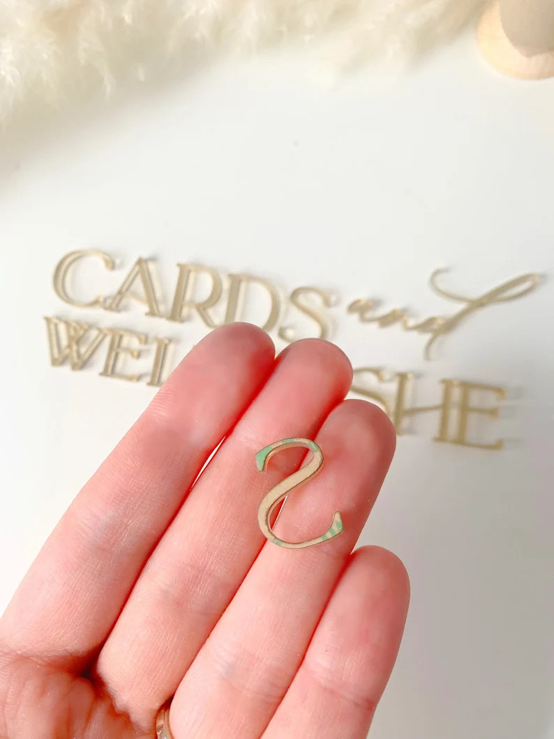 Acrylic Self-adhesive Letters for Cards and Well Wishes Box, Wedding Adhesive Letter for Cards Bo... | Etsy (US)