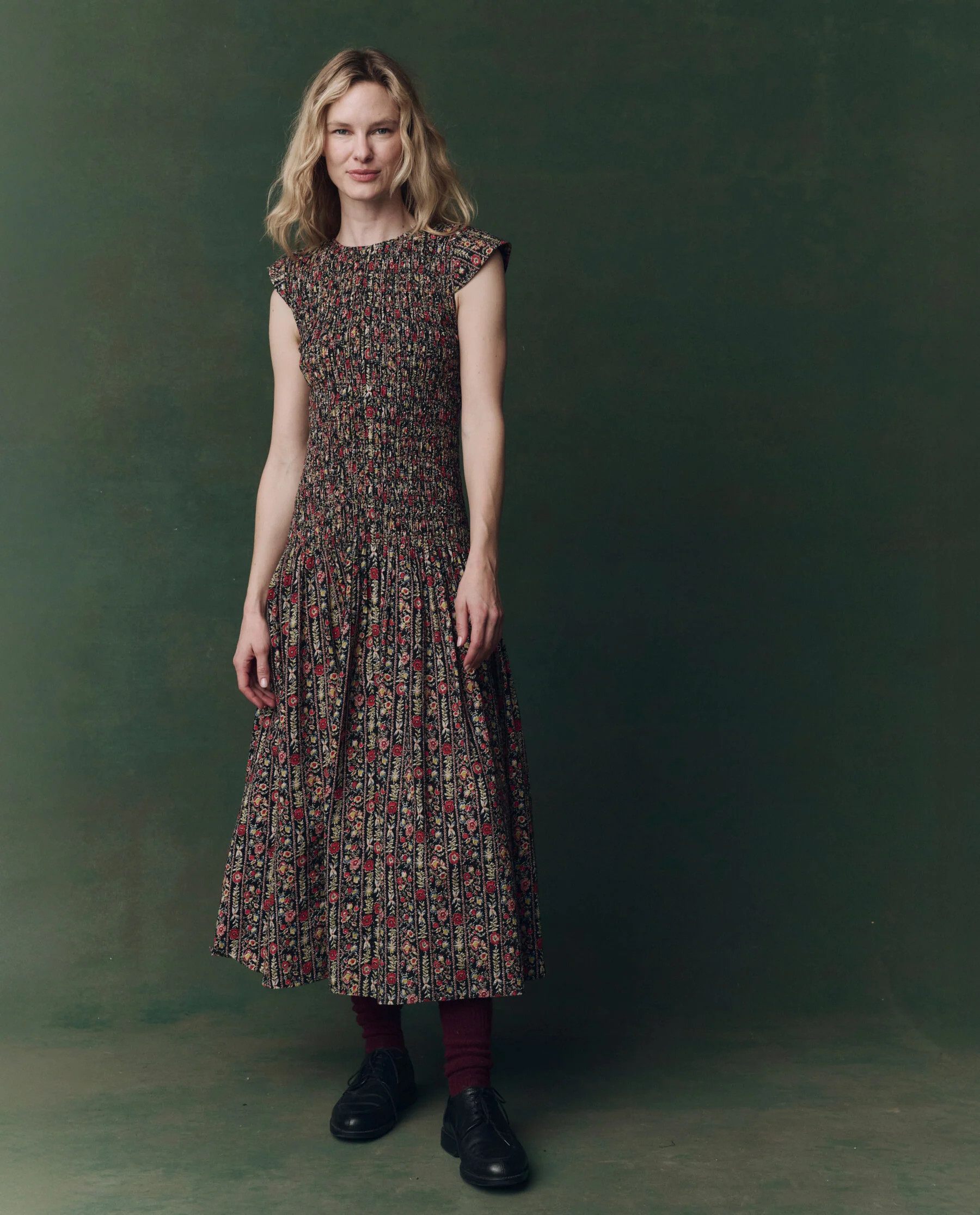 The Paramour Dress. -- Garland Print | THE GREAT.