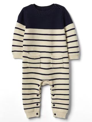 Baby Brannan Stripe One-Piece | Gap (US)