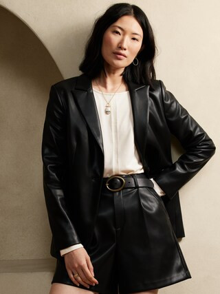 Soft Luxe Band-Hem Top | Banana Republic Factory